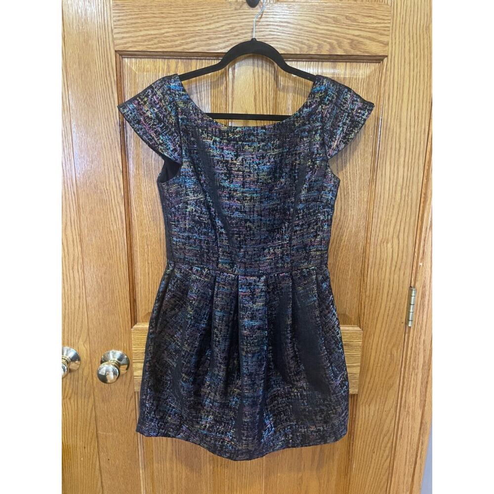 Minkpink Women's Sparkly Black Dress Med Mini Formal Cocktail Party Prom Dance